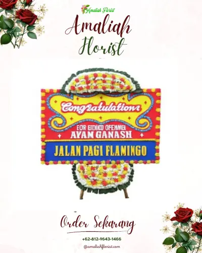Bunga Papan Congratulation di Trimulyo